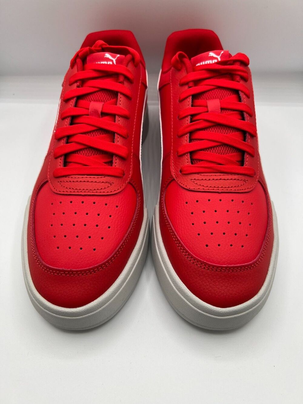 Puma Caven 2.0 Red White Sneakers Men’s Size 13 Casual Court Shoes